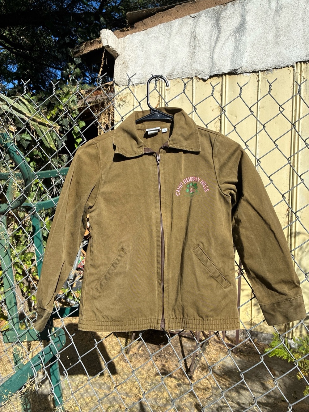 Vintage 70’s Camp Beverly Hills Kids 10/12 Full Zip Jacket Sold As Is